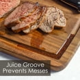 thumbnail image 3 of TB Home 2-Piece Acacia Wood Cutting Board Set, Set of 2 Wooden Cutting Boards, 3 of 5