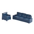 thumbnail image 4 of HILABEE 2Pcs Dollhouse Couch Miniature Furniture for 1/64 Scale Dollhouse DIY Model Blue, 4 of 9