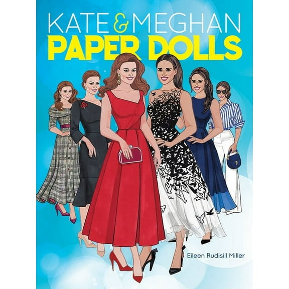 Dover Paper Dolls Kate and Meghan Paper Dolls, (Paperback)