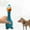 B, variant on SIfdSeng Dogs Puppy Squeak Toys Screaming Rubber Chicken Toy for Dogs Latex Squeaker Chew Training Products Puppy Enrichment Toys Cute Dog Toys Interactive Dog Toy