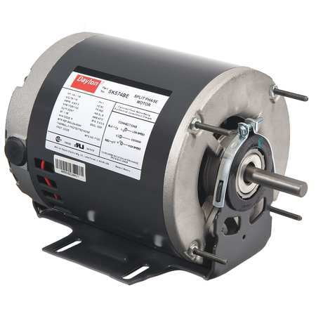 - Dayton 5K574 Split Ph General Purpose Motor, ODP