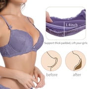 Women's Signature Lace Push-Up Bra add 2 cup sizes