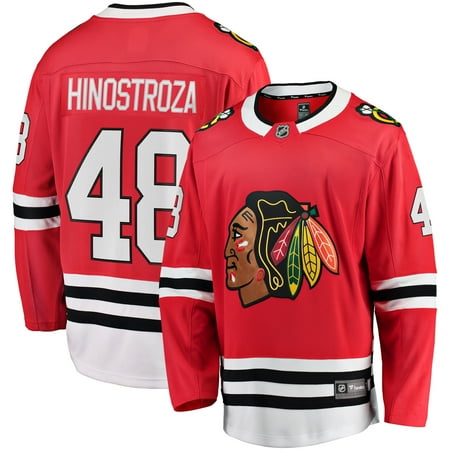 Vinnie Hinostroza Chicago Blackhawks Fanatics Branded Youth Breakaway Player Jersey - (Best Chicago Blackhawks Players)