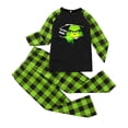 thumbnail image 2 of Conjuntos de pijamas navideños familiares a juego Grinch 2024, pijama de Grinch con parte superior y pantalones de pijama a cuadros, pijama de Grinch para niños y adultos para la familia, 10 Años, 2 of 3