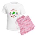 thumbnail image 6 of CafePress - Peace Love Frogs Women's Light Pajamas - Women's Short Sleeve Print T-Shirt and Pants Light Cotton Pajama Set, 6 of 7