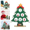 thumbnail image 1 of UPGRATOR 1Pc Wooden Christmas Tree Decor Mini Xmas Tree for Wedding Festive Atmosphere, 1 of 4