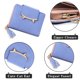 thumbnail image 3 of Cartera de gato para mujer, monedero pequeño de doble pliegue, regalo de San Valentín con cremallera para los amantes de los gatos. MFZFUKR BST3005555-3, 3 of 6