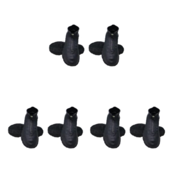 Sonducket Cubierta impermeable de silicona para zapatos, cubierta impermeable para lluvia y suciedad, color negro Type1 NO1