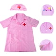 thumbnail image 2 of Doctor Costume for Kids Girls Boys Doctor Role Play Dressing Up Set Halloween Occupation Cosplay Costumes Accessories White, 2 of 4