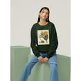 thumbnail image 2 of Golden Bird Of Paradise Sweatshirt Women -Sydenham Edwards Designs, Female 5X-Large, 2 of 4