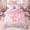 Monogrammed E, variant on Erosebridal Dreamy Glitters Print Twin Bedding Sets for Girls, Pink Bling A Letter Bedding Comforter Set, Pink Reversible 7-Piece