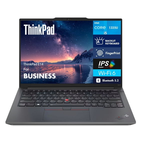 Lenovo ThinkPad E14 Business Laptop 14.0in WUXGA (Intel i5-1335U, 24GB DDR4, 1TB M.2 PCIe SSD, Intel Iris Xe, Win 11 Pro)