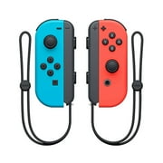 Switch Wireless Controllers with Hand Strap Replacement Wireless Gamepad Joy-con Dual Vibration (Blue&Red)