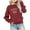 Red, variant on Elainilye Fashion Toddler Girls Crewneck Oversized Sweatshirt Long Sleeve Pullover Tops Baby Sweatshirt Sizes 1-12Y,Black