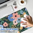 thumbnail image 4 of Long Mouse Pads for Desk,Pioneer Flower Floral Print Pattern Desk Mats on Top Of Desks, Desk Mouse Pad Extra Large with 3mm Non-Slip Base and Stitched Edge for Gaming,Office,Work,Home 35.4"x15.7", 4 of 6