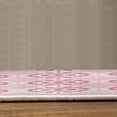 thumbnail image 3 of Floral Turkish Area Rug, Abstract Horizontal Lines Geometric Bold Thin Stripes Ocean Themed Illustration, Soft Carpet for Living Room Decor with Distressed Look, 4' X 5.7', Pastel Pink, by Ambesonne, 3 of 4