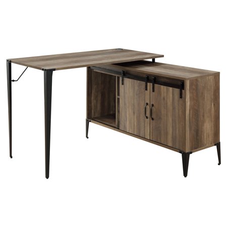 UPC: 0840412297335 | ACME Zakwani Writing Desk in Rustic Oak and Black
