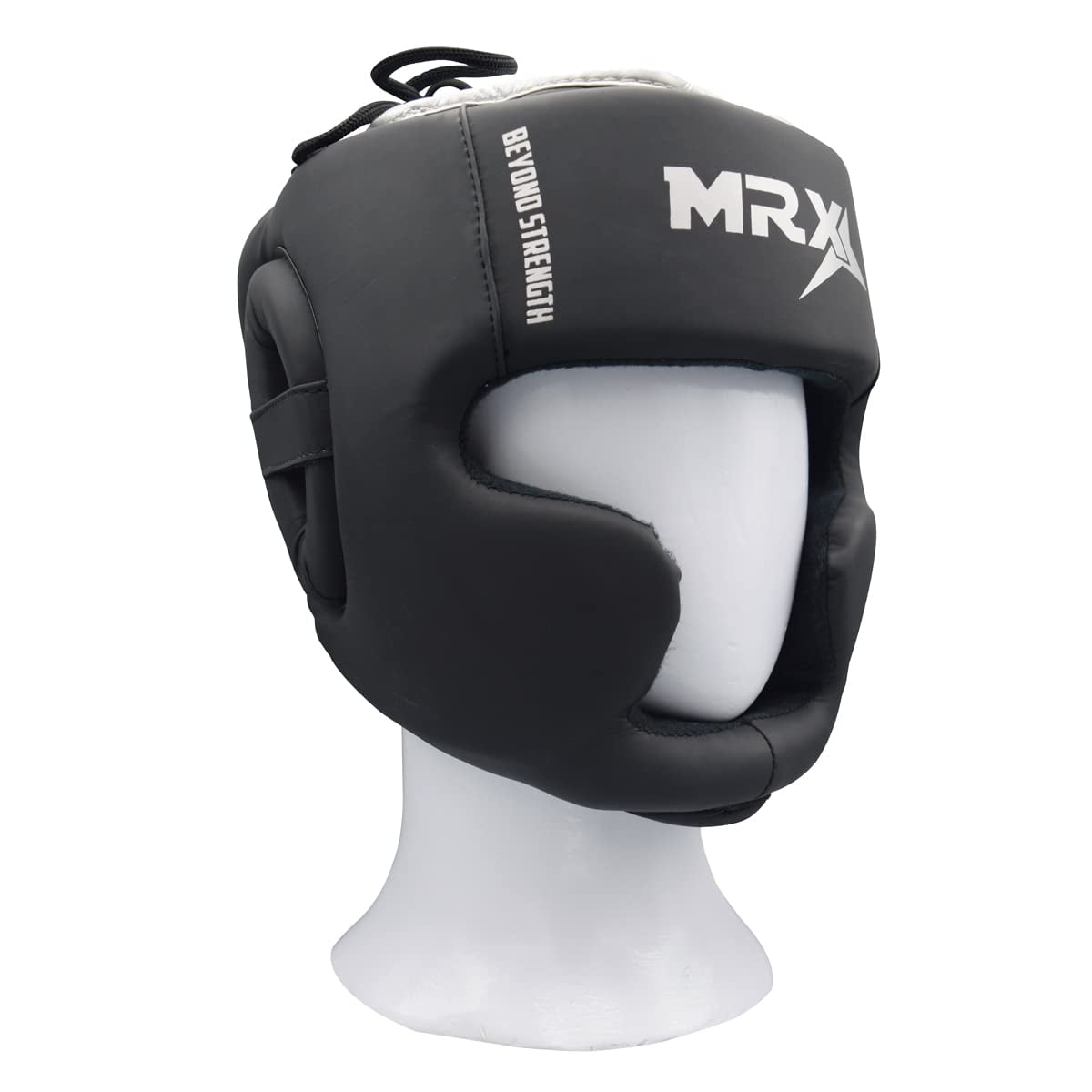MRX Black Boxing Headgear head Guard MMA Kickboxing Training Protective Gear 