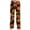 Saffron, variant on Halloween Sleep Pants for Women Ghost Pumpkin Print Drawstring Stretchy Pajama Pants