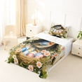 thumbnail image 5 of Erosebridal Cute Birds Flower Twin Sheet Sets,Happy Easter Colorful Easter Eggs Bedding For Kids 3-Piece, 5 of 6