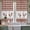 Brown, variant on Farmhouse Blue Plaid Tier Curtains 36 Inch Length, Vintage Country Cock Checkered Cafe Short Curtains for Bathroom Over Sink, Small Kitchen Curtain Light Filtering Tiered Drapes 2 Panels 27.5"Wx36"L