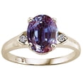 thumbnail image 2 of Tommaso Design� Oval 9x7mm Simulated Alexandrite Ring, 2 of 9