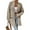 Khaki, variant on CharmCyan Women's Loose Casual Long Sleeve Knitted Pocket Sweater Jacket Beige L