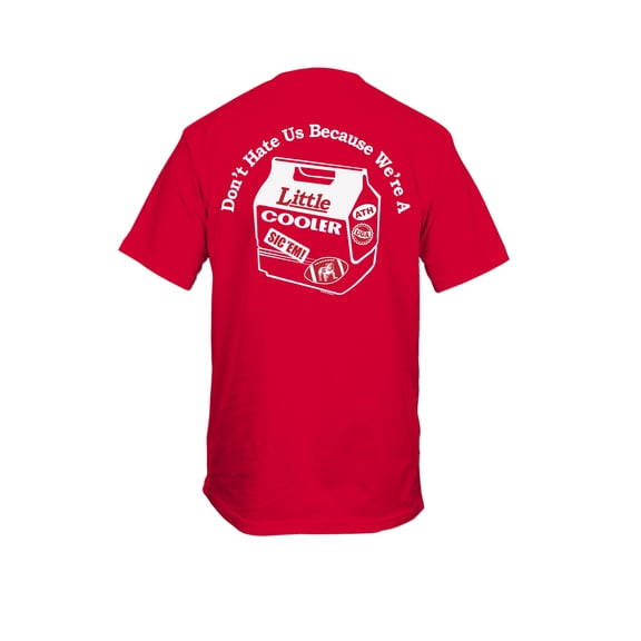 New World Graphics UGA Don't Hate Us Cause We're A Little Cooler Short Sleeve Mens Graphic T-Shirt-Red-xl