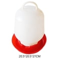thumbnail image 2 of Methold Alimentador de agua para pájaros de 3L, forma de tetera, vaso de plástico para beber agua de pollo, pájaro, codorniz, aves de Suministros de alimentación y agua para mascotas, 2 of 6
