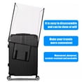 thumbnail image 3 of Arcticice Clear Plastic Luggage Covers for Suitcase TSA Approved, 20 inch Luggage Protector Cover (15"D x 10"W x 20"H), 3 of 8