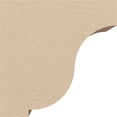 thumbnail image 3 of 2"W x 4"D x 4"H Classic Van Buren Rough Cedar Woodgrain TimberThane Corbel, Primed Tan, 3 of 6