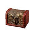 thumbnail image 2 of Vintage Wood Ornament Box Under $5! Kadlawus Vintage Wood Jewelry Box, Decorative Storage Box With Lid, Earring Ring Organizer Box, Ornament Storage Case, Wooden Keepsake Box, 2 of 6