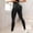 A1_Black, variant on Celsior Cellulite 3D Leggings 2Pc Elastic Yoga Pants Comfy Stretch Yoga Pants Sculpting Leggings Daily Wear Sculpting Butt Lifting Leggings Gym Tights Elastic Shimmer Yoga Tights Grey L