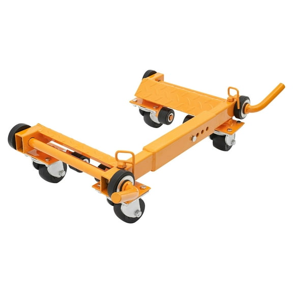 1Pcs Wheel Car Dolly, Max Capacity 2204 LBS Truck Wheel Dolly Car Skate, Heavy Duty Vehicle Positioning Car Dolly, Tire Skate Tire Jack for Car Truck RV Trailer ,Orange