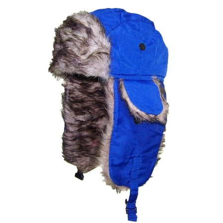 

Best Winter Hats Toddler Soft Nylon Russian/Aviator Winter Cap (One Size) - Blue