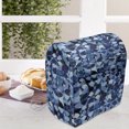 thumbnail image 4 of Abstract Lounger Chair Bag, Intertwined Circular Elements in Monochrome, High Capacity Storage with Handle Container, Lounger Size, Night Blue Pale Blue, by Ambesonne, 4 of 5