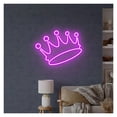 thumbnail image 2 of Letrero De Neón Con Forma De Corona Luz Para Bodas Compromisos Fiestas De Cumpleaños Bares Cervezas Dormitorios Hoteles Decoración De Pared 40cmx28cm, 2 of 3