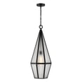 thumbnail image 5 of Peninsula 1-Light Outdoor Hanging Lantern in Matte Black, 5 of 5