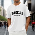 thumbnail image 2 of Wyzesi Red T Shirts Men Summer Male Oversize Spring and Summer Trend Young Large Size Pattern Printing Short Sleeve T Shirt Top Brown T Shirts Men Off The Shoulder, 2 of 4