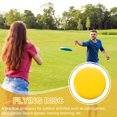 thumbnail image 4 of Uxcell Flying Disc Colorful Plastic Flying Disk Flyer for Outdoor Sports Training Playing Lawn Game Green/Yellow, 4 of 5