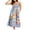 Light Blue, variant on Michellecmm Women Slip Dress, Sleeveless Sun Print Swing Dress Summer Long Dress