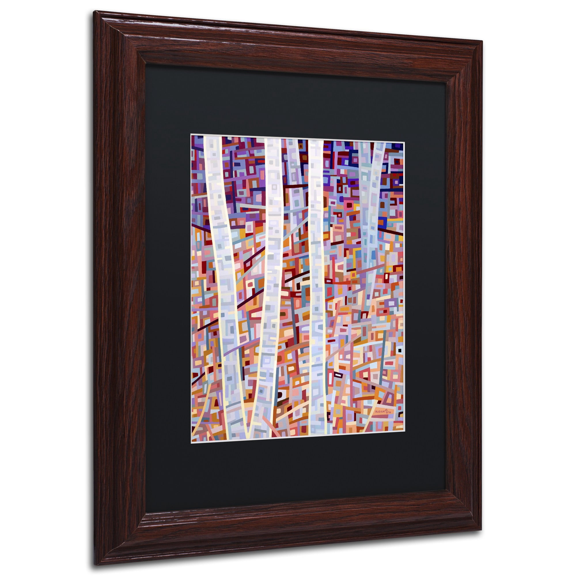 Mandy Budan 'Incandescence' Black Matted Framed Art