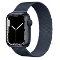thumbnail image 5 of Correa de reloj de malla de acero inoxidable para hombres y mujeres, aplicable a la correa Milan del Apple Watch7 (oro rosa 38/40/41 mm) JM, 5 of 5