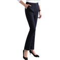 thumbnail image 1 of Pantalones profesionales para mujer para primavera y verano, pantalones negros de talle alto, finos, rectos, con drapeado, para el trabajo, pantalones de vestir para mujer, 1 of 1