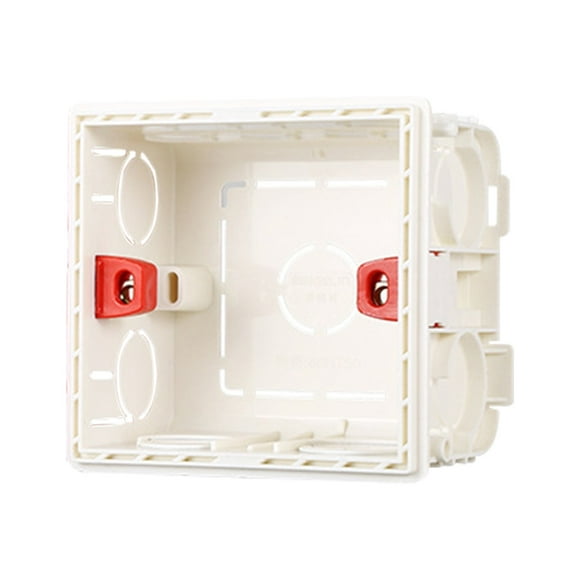 Internal Socket Case Home Office Wiring Socket Box internal switch box PVC Flame Retardant Wall Mounted Socket Box