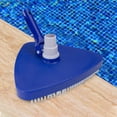 thumbnail image 1 of HmNPlay Cleaning Brush,Brush Cleaning Triangular Weighted Swimming Pool Vacuum Head With Swivel Cuff 10.5" Blue/White, 1 of 5