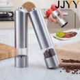 Multifunctional Pepper Mill Automatic Herb and Spice Grinder Stainless