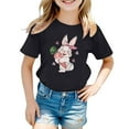 thumbnail image 1 of HNMKIU T-Shirt à Manches Courtes Imprimé Mode Décontractée pour Filles, Élégant et Confortable pour un Usage Quotidien, 1 of 4