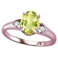 thumbnail image 3 of Star K � Oval 8x6 Genuine Lemon Quartz Love Promise Ring, 3 of 9