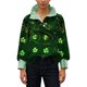 thumbnail image 5 of Eres Más Que una Camisa de Puntuación de Prueba Impresa con Cuello de Botón de Manga Larga con Rayas de Color Bloqueado para las Mujeres, Camisas de Manga Larga de las Mujeres, 5 of 6